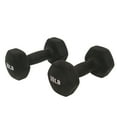 thumbnail image 5 of Sunny Health & Fitness Hex Dumbbells 10 LB In Neoprene Coat, For Yoga, Pilates, Aerobic & Light Weight Lifting - NO. 021-10-PAIR, 5 of 9