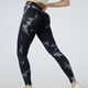 thumbnail image 3 of Pantalones deportivos de cintura alta de secado rápido, transpirables, entrenamiento de compresión de levantamiento de miel, carrera de Yoga de nueve puntos, 3 of 5