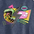 thumbnail image 3 of Invader ZIM - GIR and Pig - Retro Style - Juniors High Neck Tank Top, 3 of 5