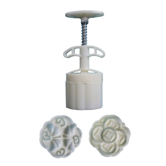 BQBQERT Mooncakes Mold Cookie Stamp Cake Baking Tool Festival Dessert Moulds with Stamp