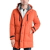 Michael Kors Mens Jacket Large Holland Hooded Parka Orange L
