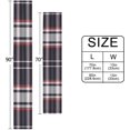 thumbnail image 3 of GZHJMY White Black Plaid1 Table Runner Machine Washable Polyester Table Runner Rectangle Reversible Dresser Scarves Table Decor 13 x 70 Inch, 3 of 7