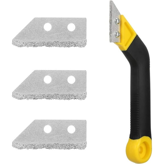 Grout Remover Tool, Premium Sturdy Blade For Effective Grout Scrapping, Non Slip Grip With Angled Handle For Better Control In Various Applications