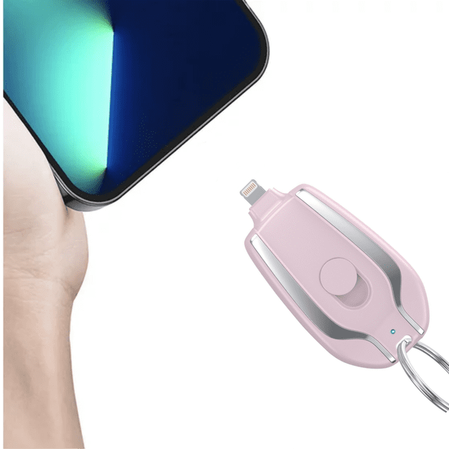Portable Mini Power Bank,Portable Emergency, Keychain Phone Charger,Battery Pack,Power Pod for iPhone