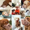 thumbnail image 4 of Visland Plastic Dog Muzzle, Anti Bite Adjustable Pet Basket Masks, Dogs Training Mouth Cover Mesh Cage, Breathable Comfortable, 4 of 7