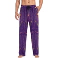 thumbnail image 3 of GZHJMY Mardi Gras Pajama Pants for Men, Lounge Pants Lightweight Men Pajama Bottoms with Drawstring Pockets, Christmas New Year Birthday Gifts, Medium, 3 of 6