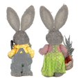 thumbnail image 4 of Estatuas de paja tejida YONGSHENG conejito animal decoración de boda 35 cm, 4 of 5