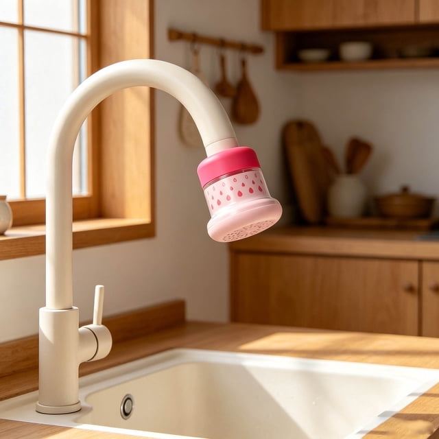 Filtro de agua para grifo de 5 etapas: purificador de agua seguro con aireador de panal para fregadero de cocina, reduce el óxido y los sedimentos, chorro suave, compacto para viajes y uso doméstico.