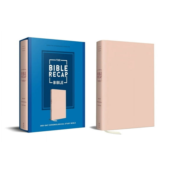 The Bible Recap 365-Day Chronological Study Bible: English Standard Version--Imitation Leather, Pink, (Hardcover)