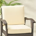 thumbnail image 2 of Noble House Hopewell Outdoor Fabric Club Chair Cushions in Cream, 2 of 8
