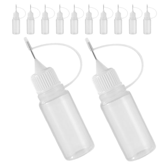 TEHAUX  20 Pcs Glue Applicator Bottles Small Squeeze Bottles Glue Bottle Tip Squeeze Bottle 5ml