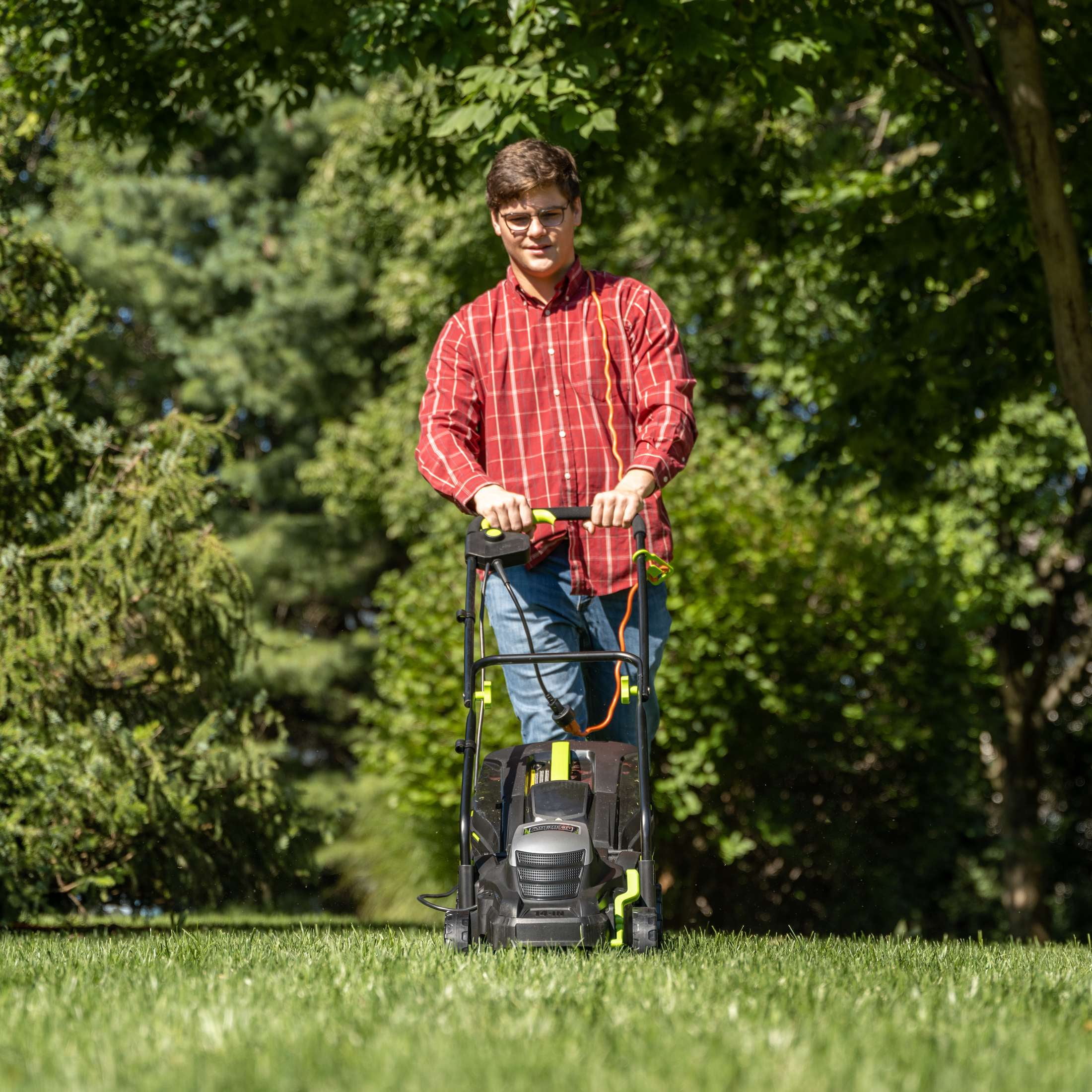 American Lawn Mower 50514 14-inch 11-Amp 120V Corded Electric Lawn Mower, with 5-Position Height Adjustment and 9-Gallon Grass Collection Bag