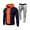12Orange, variant on guisaled Sweatsuit 2 Piece for Men Colorblock Workout Jogging Casual Tracksuit Sports Long Sleeve Pullover Hoodie Sweatpants Sets