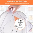 thumbnail image 6 of DTOWER Turntable Lazy Susan Organizer for Refrigerator 15.67'' Clear Fridge Organize, 6 of 10
