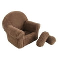 thumbnail image 4 of Sofá Fotografía Bebé, Decorativo con Cojín, Mobiliario Fotografía Bebé, Silla Pose Fotografía para Niñas y Niños de 0 a 3 Meses Café, 4 of 8