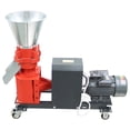 thumbnail image 2 of Animal Feed Pellet Mill Machine 4MM Electric Feed Granulator 4 Head Rollers 440lb/h 220V, 2 of 14