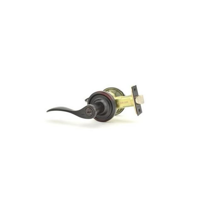 Weslock L0640U1U1SL23 Verrou d'Entrée Gauche Bordeaux avec Loquet Réglable & Touche Complète, Bronze Huilé