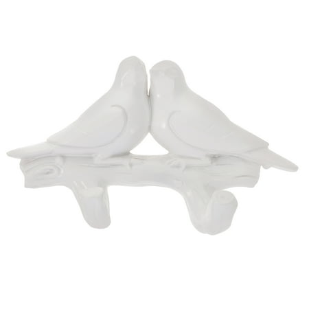 

NUOLUX 1Pc Wall Resin Hook Bedroom Door Back Punch Free Bird Shape Hook Decor