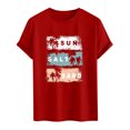 thumbnail image 6 of Akiihool Knitted Shirt Men Men's Slim Fit Short Sleeve Crewneck T Shirt Summer Tees Red,XXL, 6 of 9