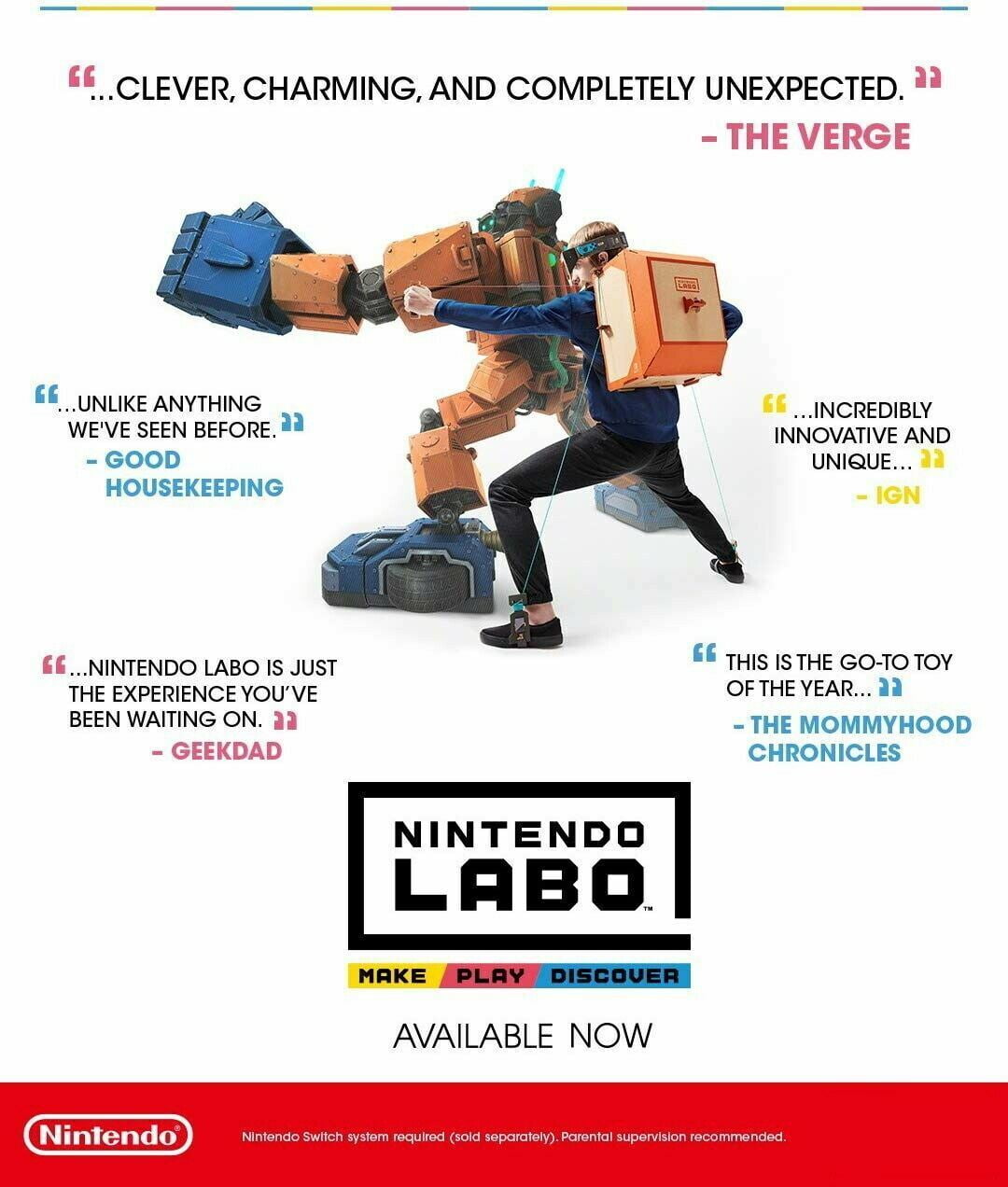 Nintendo Labo Toy-Con 02 ROBOT KIT 新品未開封 Nintendo Labo Toy-Con 02 Robot Kit - Switch (World Edition