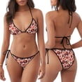 thumbnail image 3 of Fotbe Skull rock record music heart Traje de Baño para Mujer de Dos Piezas – Bikini Sexy de Tirantes Tipo Halter con Diseño Triangular, 3 of 6
