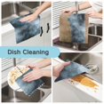 thumbnail image 2 of Yayeee 6 Pack Kitchen Dish Cloths Set for Washing Soft Drying Absorbent Microfiber Towels, Watercolor Sky Pattern, 2 of 9