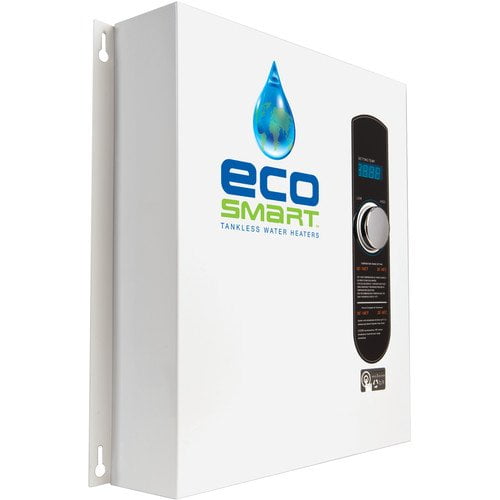 EcoSmart ECO 27 Electric Tankless Water Heater, 27 KW at 240 Volts, 112 ...