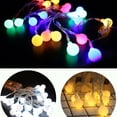 thumbnail image 4 of Mini luces LED navideñas de 19,6 pies y 40 piezas, alimentadas por batería para interiores y exteriores, jardines, patios y vacaciones, 4 of 5