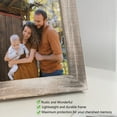 thumbnail image 6 of Joveco 5" x 7" Handcrafted Solid Wooden Photo Frame Set of 4,  Distressed Farmhouse Picture Frame Wall Decor for Wall Mounted and Tabletop, 6 of 7