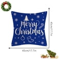 thumbnail image 2 of Fyrome 4pcs Christmas Cushion Covers,Decorative Cushion Covers 45cmx45cm, Square Throw Pillow Case, Snow Pillow Cover with Invisible Zipper for Soft Home Bedroom Outdoor, 2 of 6
