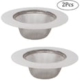 thumbnail image 2 of RV Filtro de fregadero de cocina de 2 piezas, filtro de fregadero de acero inoxidable, filtro de drenaje de acero inoxidable, colador de fregadero de cocina, para fregadero de cocina, baño, lavabo, bañeras-9cm Sailing Electrónica, 2 of 5