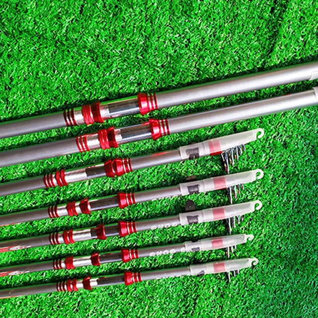 Xingzhi Portable Long Section Fishing Rods Fiberglass Angling Rod Fishing Tool for Angler's Holiday Good Gift