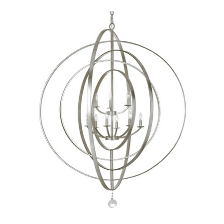 

World of Lighting WL137937 Chandeliers Antique Siler Wrought Iron Visalia