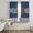 Midnight Blue, variant on Navy Blue Welcome Sheer Curtains 72 Inch Length 2 Panels Set, Coastal Nautical Striped Voile Window Treatment Rod Pocket Curtains Sheers Drapes for Bedroom/Living Room/Kitchen 52"x72"x2