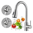 thumbnail image 1 of Grifo de Fregadero de Cocina, Grifo de Cocina Acero Inoxidable Extraible, Mezclador para Fregadero de Cocina, Grifo Giratorio de 360° con Rociador Desplegable, Diseño de Agua Fría y Caliente, 1 of 8