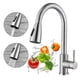 thumbnail image 1 of Grifo de Fregadero de Cocina, Grifo de Cocina Acero Inoxidable Extraible, Mezclador para Fregadero de Cocina, Grifo Giratorio de 360° con Rociador Desplegable, Diseño de Agua Fría y Caliente, 1 of 8