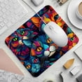 thumbnail image 2 of Cat Square 8.3x9.8 Inch Non-Slip Rubber Bottom Printed Desk Mat Gaming Mousepad Mouse Mat for Office and Gaming, 2 of 6