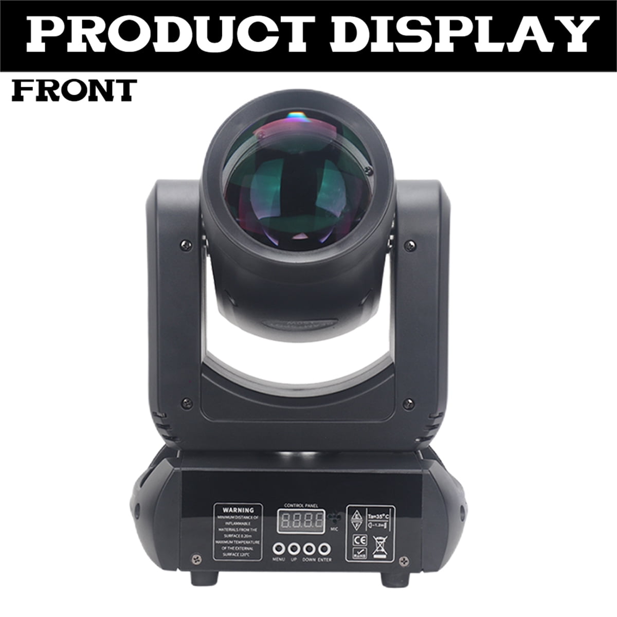 1Pcs Mini 150W LED Moving Head Light Beam Spot Prisms Dj Dmx Stage Light Effect Disco Dj Bar Wedding KTV