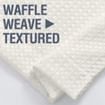 thumbnail image 5 of TOPICK Waffle Weave Textured Curtains 84 inch Farmhouse Light Filtering Drapes for Living Room Bedroom Grommet Window Curtain 2 Panels, 5 of 7