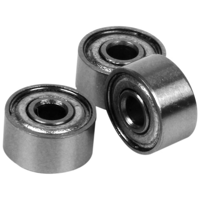 30Pcs Miniature en Caoutchouc Scellé en Métal Blindé Métrique à Roulement à Billes Radial Modèle: 692 ZZ 2X6X3MM