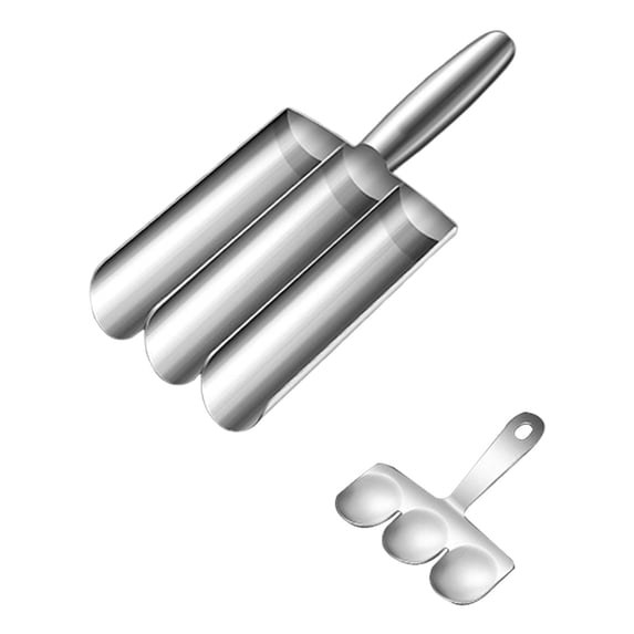 Stainless Steel Meatball Maker Tool - 4-Tube Non-Stick Meatball Shaper, Portable Meat and Veggie Ball Press, Kitchen Helper for Perfect Meatballs, Dishwasher-Safe Meatball Mold Set