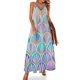 thumbnail image 1 of Glamoroso vestido sin mangas con estampado pastel Art Deco de los años veinte, vestidos africanos para mujer, vestidos estilo coreano, 1 of 7