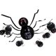 thumbnail image 1 of Halloween Juego De Globos De Araña Blanca Y Negra Artículos De Fiesta Para La Fiesta De Cumpleaños De Halloween seitruly HA043118-02, 1 of 6