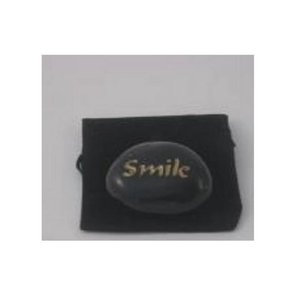Engraved Stone :SMILE