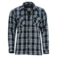 thumbnail image 4 of Renegade Flannel Men Motorcycle Plaid Shirt All Season Sporty CE Approved Armors Long Sleeve Bikers Shirt with Zipper, 4 of 9