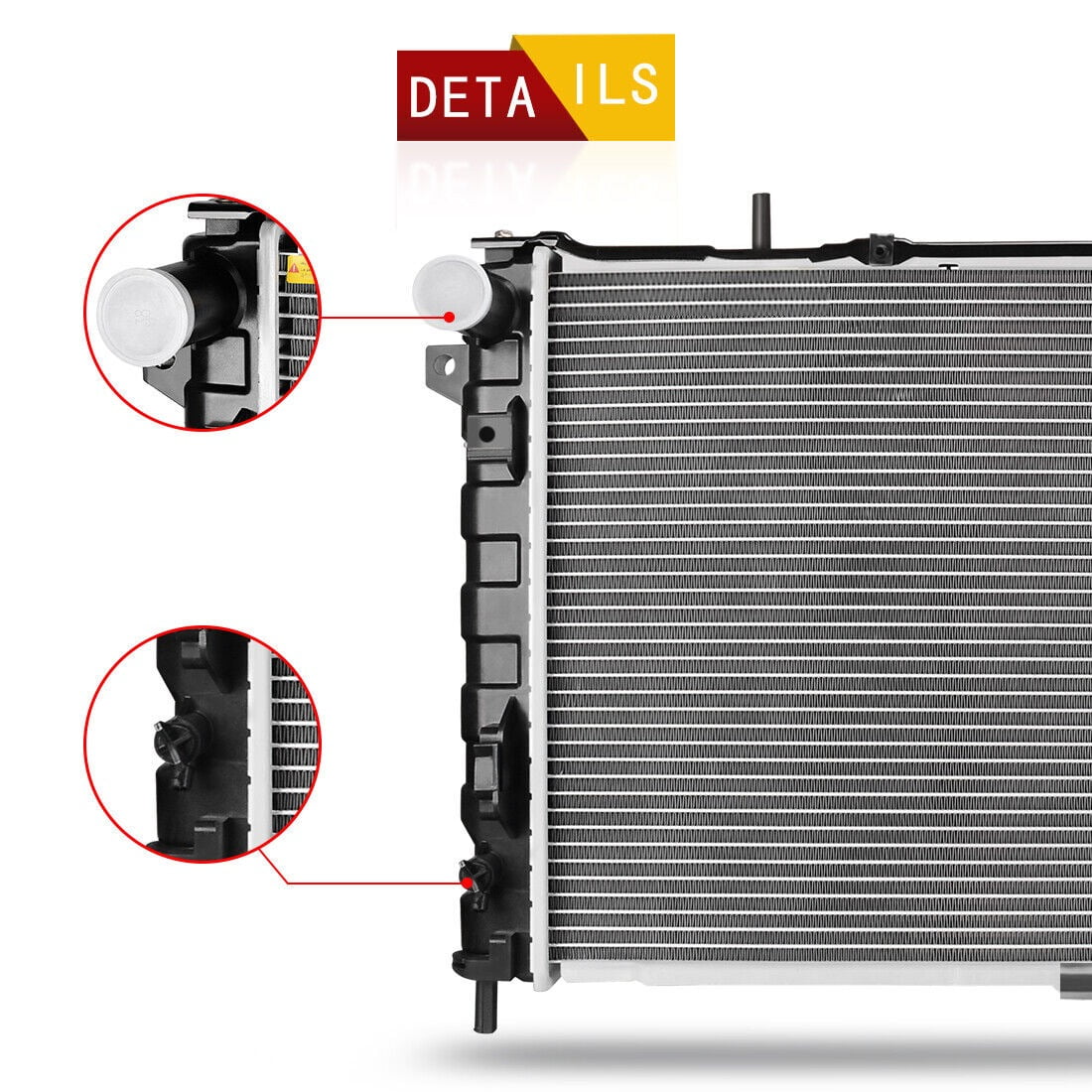RVNI Radiator Compatible with 2005 2006 2007 Chrysler Town & Country Dodge Grand Caravan V6 3.3L 3.8L