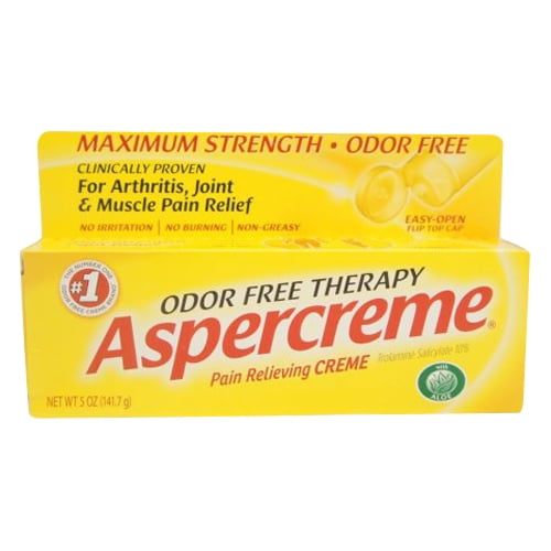Aspercreme Odor Free Therapy Pain Relieving Creme For Arthritis, Joint And Muscle Pain Relief