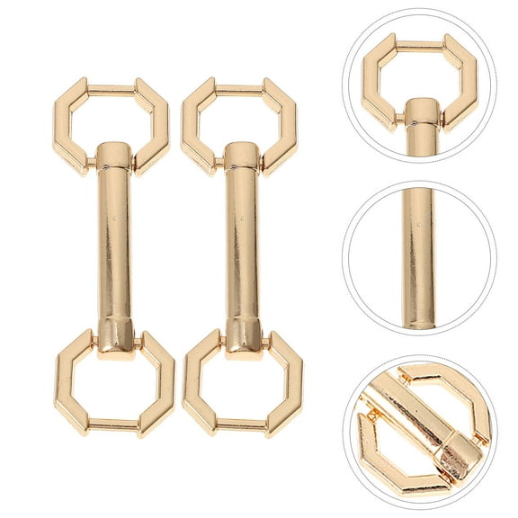 WESIEVYA 4Pcs Metal Buckle Replacement for Shoelaces and Waist Belts in Creative Shape