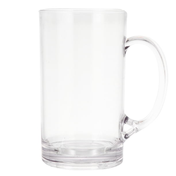 EeaseMX Taza de cerveza 660ml acrílico vaso de vidrio grande taza de vidrio padre regalo de vacaciones