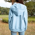 thumbnail image 5 of Womens Zip Up Hoodies 2026 Y2K Casual Long Sleeve Zipper Sweatshirts Fall Winter Trendy Track Jackets With Pockets Blue XL, 5 of 6